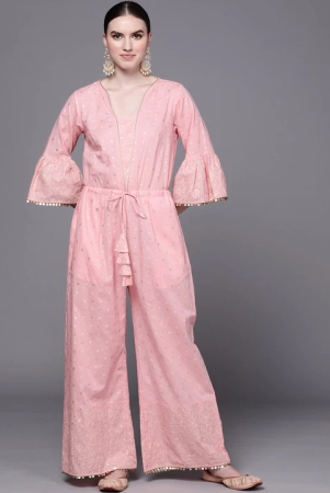 women-pink-printed-basic-jumpsuit