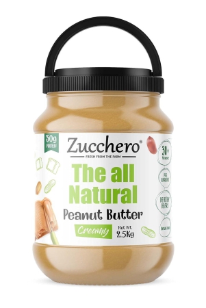 zucchero-100-natural-peanut-butter-creamy-25kg-unsweetened-100-protein-30g-offer-alert-dark-chocolate-multigrain-box-of-5-bars-worth-rs-200-free