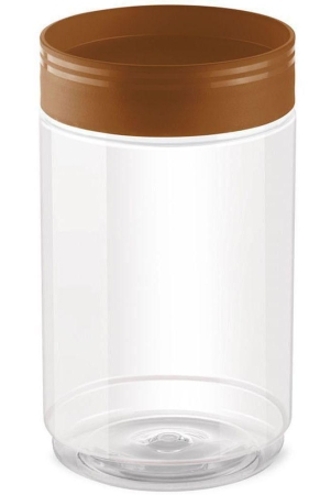 milton-stack-it-2300-plastic-storage-jar-1-piece-219-litres-brown-air-tight-storage-jar-kitchen-organiser-bpa-free-stackable-modular-food-grade-multipurpose-jar-brown