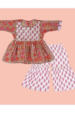 arshia-fashions-baby-girls-jaipuri-print-frock-style-kurti-with-frill-sleeves-and-palazzo-style-salwar-ethnic-dress-none