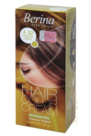 berina-hair-color-cream-a32-blonde-green-permanent-hair-color-light-blonde-60-g