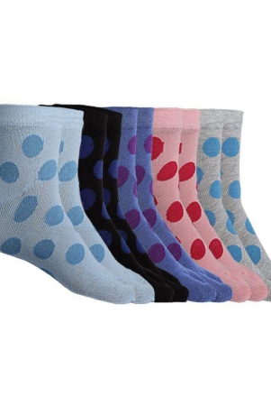 texlon-multicolor-cotton-womens-ankle-length-socks-pack-of-5-none