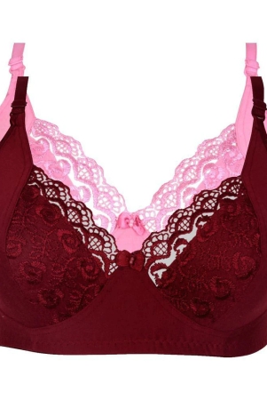 kiran-enterprises-cotton-minimizer-bra-maroon-none