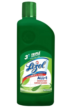 Lizol Disinfectant Surface & Floor Cleaner Liquid - Neem, 500 Ml