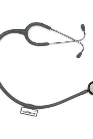 healthgenie-hg-301g-doctors-dual-stainless-steel-stethoscope-65-cm-cardiology-grey