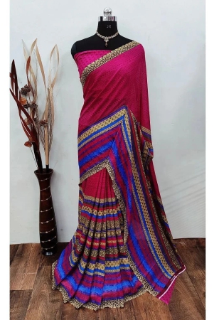 anand-sarees-georgette-printed-saree-with-blouse-piece-pink-pack-of-1-pink