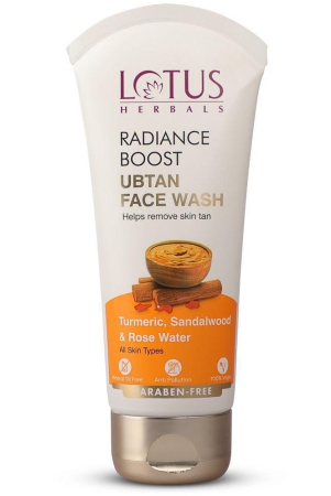 lotus-herbals-radiance-boost-ubtan-face-wash-turmeric-sandalwood-rose-water-100g