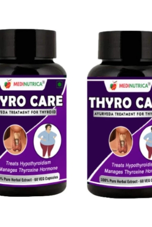 Medinutrica Thyro Care - Thyroid / Hormone Balance Capsule 60 gm Pack Of 2