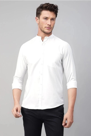 urbanmark-cotton-blend-slim-fit-solids-full-sleeves-mens-casual-shirt-white-pack-of-1-none