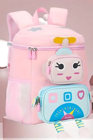 robocharm-3d-kids-backpack-pink