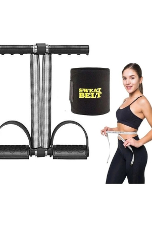 horse-fit-tummy-trimmer-double-spring-with-sweat-slim-belt-combo-weight-loss-belly-fat-burner-fitness-equipment-for-men-women-home-gym-abs-exerciser-slim-belt-assorted