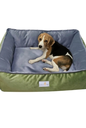 house-of-furry-turkish-velvet-bolster-pet-bed-simba-multicolor-l