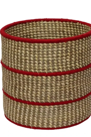 Tisser Handwoven Laundry Basket Sabai grass