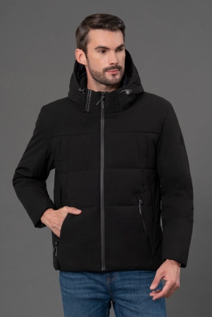 RedTape Hooded Jacket for Men | Padded & Detachable Hood | Enhanced Comfort