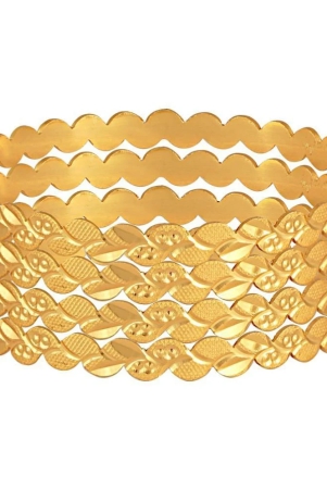 vivastri-gold-bangle-set-pack-of-1-none