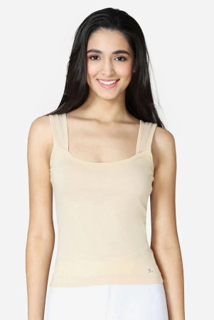 VStar Cotton Camisoles - Beige Single - None