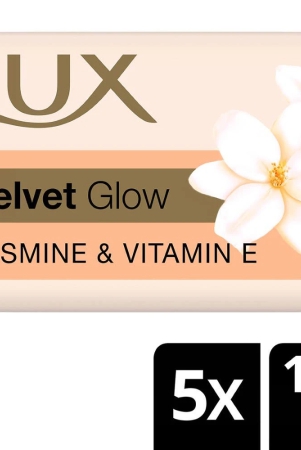 lux-velvet-glow-buy-4-get-1-free-offer-jasmine-vitamin-e-bathing-soap-for-glowing-skin-beauty-soaps-150-g