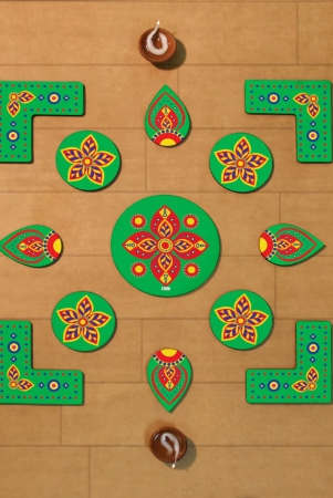 indigifts-diwali-rangoli-decoration-for-home-printed-reuseable-rangoli-diy-13-pieces-for-floor-decoration-home-decoration-for-diwali-decorative-items-for-diwali-13-piece-wooden-rangoli