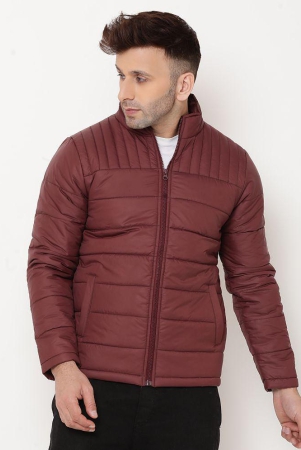 9ty3ree-polyester-mens-puffer-jacket-maroon-pack-of-1-none