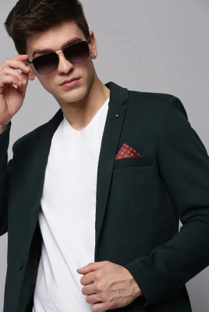 showoff-cotton-blend-mens-blazer-green-pack-of-1-none