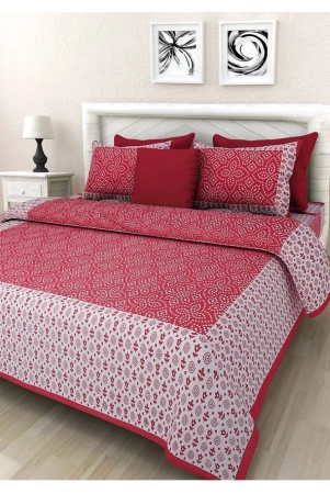 frionkandy-cotton-double-bedsheet-with-2-pillow-covers-red