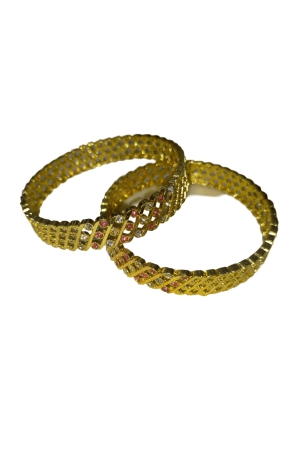 gold-plated-pink-and-white-bangle-set