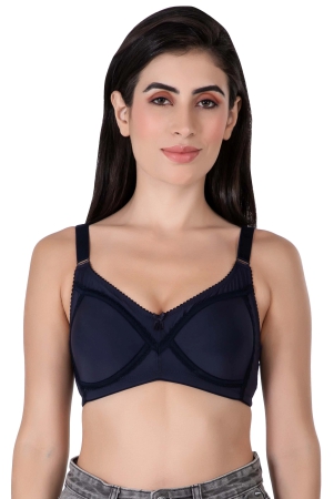 lacyluxe-full-coverageseamless-padded-bra-women-t-shirt-lightly-padded-bra-36b-navy-nylon