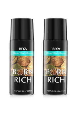 riya-born-rich-deodorant-perfume-body-spray-combo-for-men-150ml-set-of-2