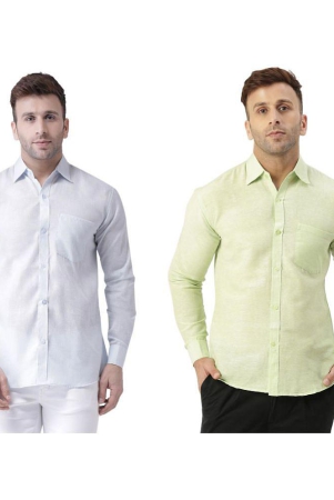 kloset-by-riag-100-cotton-regular-fit-solids-full-sleeves-mens-casual-shirt-lime-green-pack-of-2-none