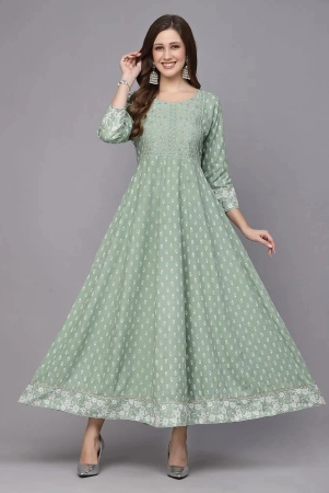 stylum-rayon-printed-anarkali-womens-kurti-green-pack-of-1-none