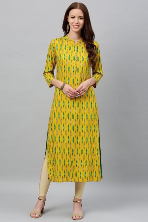 kipek-mustard-rayon-womens-straight-kurti-pack-of-1-none