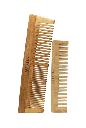 allure-neem-wood-regular-and-pocket-hair-combs-cb-01cr-01-2pcs