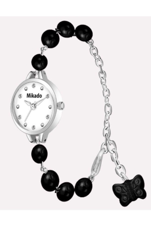 mikado-black-metal-analog-womens-watch