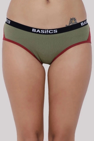 basiics-by-la-intimo-olive-bcphp01-cotton-lycra-colorblock-womens-hipster-pack-of-1-none