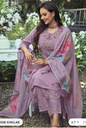 indo-era-lavender-red-floral-embroidered-pure-cotton-kuta-with-trousers-dupatta-l