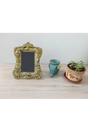 aarna-creations-hand-crafted-metal-photo-frame-beautiful-photo-frame-in-rose-carving-antique-golden-photo-frame