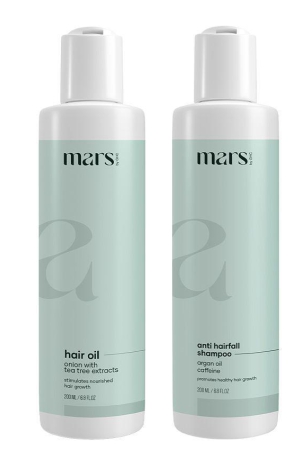 mars-by-ghc-hair-nourishing-combo-pack-hair-growth-oil-200ml-anti-hair-fall-dht-blocker-shampoo-200ml-hair-growth-nourishment-set-of-2