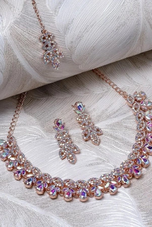 sukkhi-rose-gold-alloy-necklace-set-pack-of-1-rose-gold