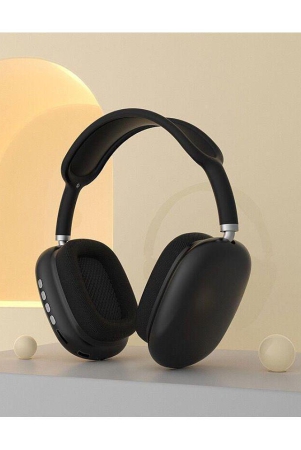 OLIVEOPS P9 Black Headphones Bluetooth Bluetooth Headphone Over Ear 4 Hours Playback Active Noise cancellation IPX4(Splash & Sweat Proof) Black