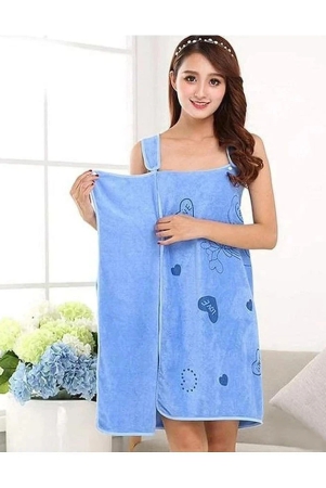 akhil-single-free-size-bathrobe-blue