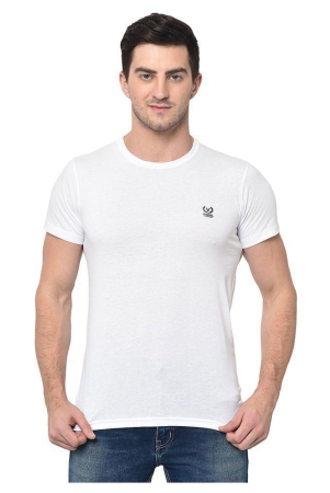 vimal-jonney-cotton-blend-white-solids-t-shirt-none