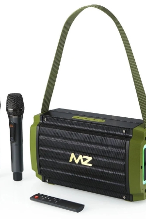 MZ M421SP 60 W Bluetooth Speaker Bluetooth V 5.0 with SD card Slot Playback Time 6 hrs Green - Green