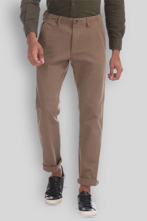 ruggers-brown-cotton-blend-slim-fit-mens-chinos-pack-of-1-none