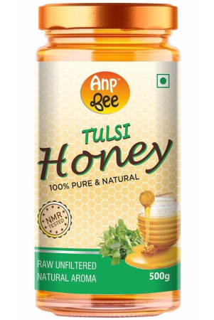 anp-bee-raw-unpasteurized-honey-pure-tulsi-honey-500-g