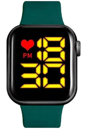 rhonium-green-silicon-digital-mens-watch