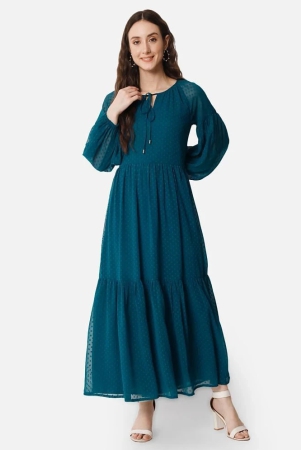 all-ways-you-teal-georgette-womens-gown-pack-of-1-none