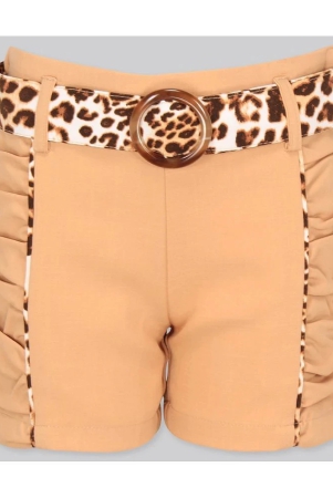 cutecumber-brown-georgette-girls-hot-pants-pack-of-1-none