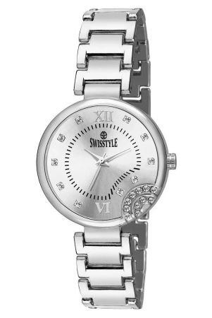 swisstyle-stainless-steel-round-womens-watch