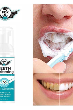 7-fox-teeth-whitening-foam-with-mint-to-remove-stains-breath-freshener-spray-mint-60-g