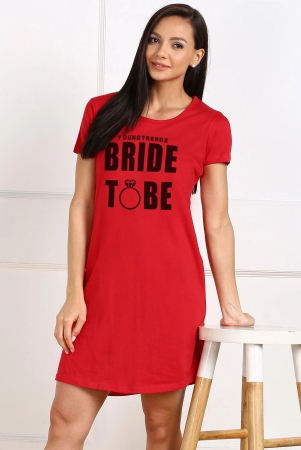 womens-printed-half-sleeve-nightdress-bride-squad-m-red